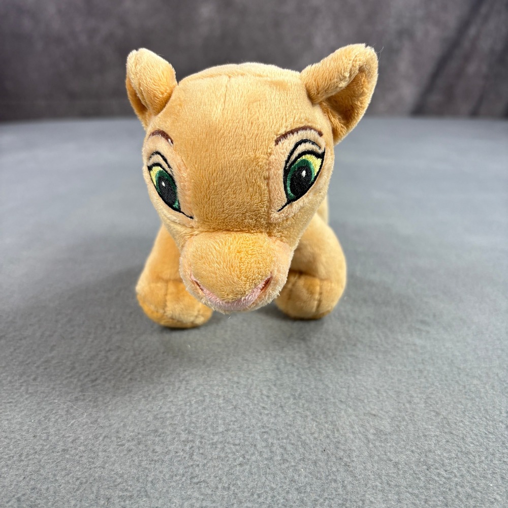 Disney Lion King Nala Plush Stuffed Animal Just Play 7 Inch Tan Lion Cub Toy - Picture 3 of 8